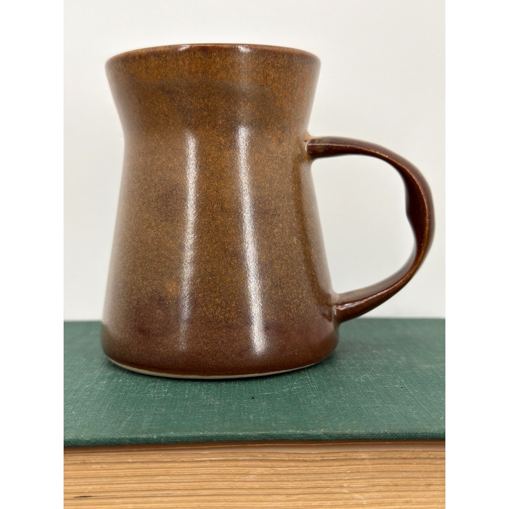 Bennington Potters Trigger Mug 1300 Tawny Brown Speckled Glaze Vermont Pottery